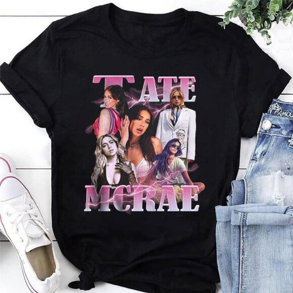 Bootleg Tate McRae 90s Tour T-Shirt Tate McRae World Tour 2024 Music Gift Shirt - Picture 1 of 5